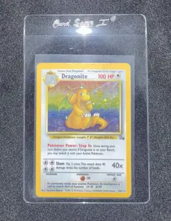 Pokemon Dragonite Fossil Holo 4/62 1999 Wizards of the Coast Card - Image 1