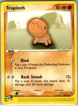 Trapinch 79/97 Non Holo Dragon - Pokemon Card - NM - Image 1