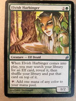 MTG 1x Elvish Harbinger # 207 Lorwyn Modern Magic the Gathering Card x1 NM - Image 1