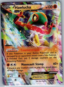 Hawlucha EX 64/111 XY - Furious Fists - Pokemon Card - LP - Image 1