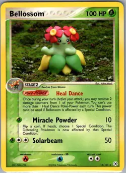 Bellossom 16/101 Non Holo Hidden Legends - Pokemon Card - NM - Image 1