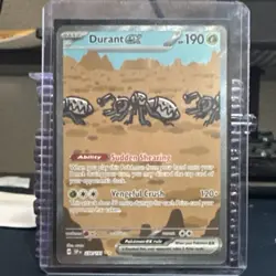 Pokemon Durant ex 236/191 Sv08 Special Illustration Rare Holo Card - Image 3