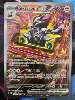 Pokemon TCG Revavroom EX Full Art Ultra Rare Holo Card 224/197 Obsidian Flames - Image 1