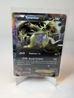 Pokemon TCG Tyranitar EX Holo Ultra Rare Card 42/98 XY Ancient Origins - Image 1