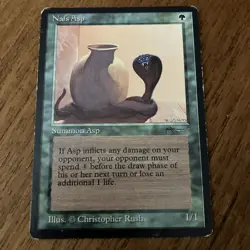 Nafs Asp (a Dark) Arabian Nights HEAVILY PLD Green Common MAGIC CARD ABUGames - Image 1