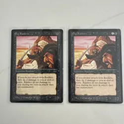Magic the Gathering ~ MTG ~ 2x Erg Raiders ~~ Arabian Nights Played See Pics - Image 1