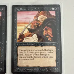 Magic the Gathering ~ MTG ~ 2x Erg Raiders ~~ Arabian Nights Played See Pics - Image 3