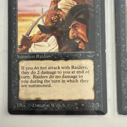 Magic the Gathering ~ MTG ~ 2x Erg Raiders ~~ Arabian Nights Played See Pics - Image 5