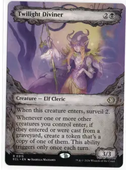 Twilight Diviner (Showcase) Lorwyn Eclipsed Regular NM - Image 1