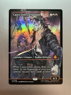 Casey Jones, Vigilante - 286 - MTG: Teenage Mutant Ninja Turtles - Showcase Foil - Image 1