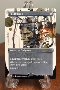 MTG Skullclamp (Borderless) Non-Foil Secret Lair Drop Series (SLD) #1112 Magic - Image 1