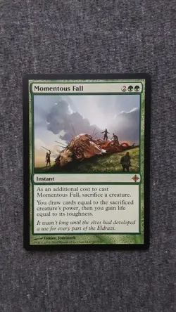 Momentous Fall - Rise of the Eldrazi - Magic the Gathering - MTG - ROE - Image 1
