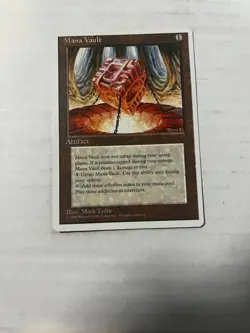Mana Vault MTG Artifact 1995 Vintage LP Commander Staple Fast Mana Mark Tedin - Image 1