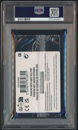 Pokemon Pikachu with Grey Felt Hat Van Gogh #085 Graded Sealed Promo PSA 10 - Image 3