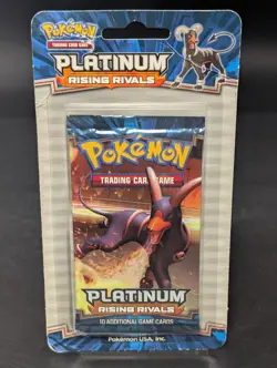 Pokemon Platinum Rising Rivals Factory Sealed Blister Pack TCG - Image 1