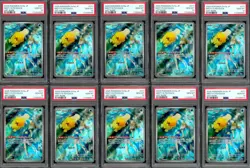 Sequential Lot of (10) Pokemon Japanese Hot Wind Arena Misty's Psyduck PSA 10 - Image 1