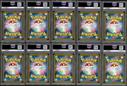Sequential Lot of (10) Pokemon Japanese Hot Wind Arena Misty's Psyduck PSA 10 - Image 2