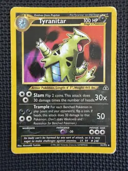Tyranitar 31/75 Non Holo HP – Neo Discovery - Pokemon TCG - Image 1