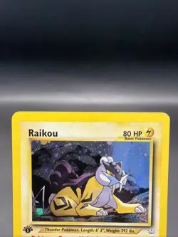 Raikou - 1st Edition - Holo - 13/64 Neo Revelation - WOTC - Pokemon TCG - 2000 - Image 5