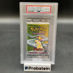 2000 WOTC Pokemon Neo Genesis 1st Edition Booster Foil Pack Typhlosion PSA 10 - Image 1