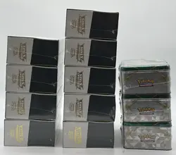 Lot of (9) Pokemon Brilliant Stars ETB's + 3 Spring Arceus Lunchbox Tins SEALED - Image 4