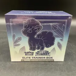Pokemon TCG Sword & Shield Silver Tempest Elite Trainer Box SEALED - Image 1