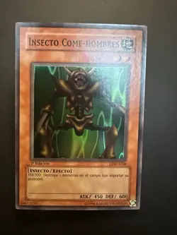 Man-Eater Bug 1st Edition SPANISH LOB-108 LDD-S108 Near Mint Yugioh! - Image 1