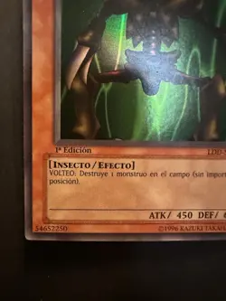 Man-Eater Bug 1st Edition SPANISH LOB-108 LDD-S108 Near Mint Yugioh! - Image 4