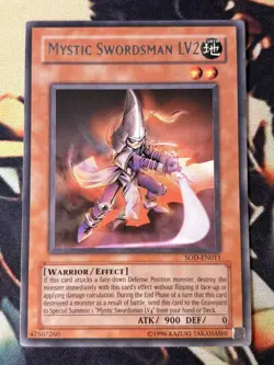 Yugioh: Mystic Swordsman LV2 - SOD-EN011 - Rare - Unlimited MP - Image 1