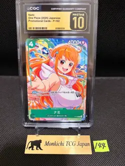 CGC PRISTINE 10 Nami P-102 ONE PIECE McDonald's Promo Japanese 2025 ③ - Image 1