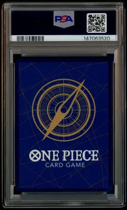 2023 One Piece OP05 EN 1st Anniversary Signature #012 Monkey D. Luffy PSA 10 - Image 3