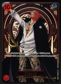 2025 One Piece OP09-004 SP Shanks Gold Foil Carrying On His Will OP13 - Image 1