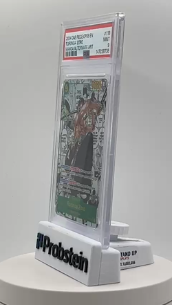 2024 One Piece OP06 EN Manga Alternate Art #118 Roronoa Zoro PSA 9 MINT - Image 2