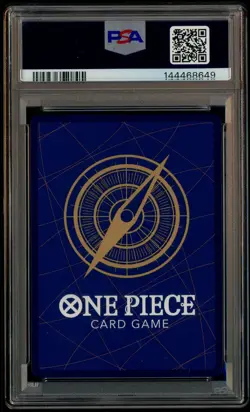 2025 One Piece OP12 EN 3rd Anniversary Silver #093 Marshall D. Teach PSA 10 - Image 3