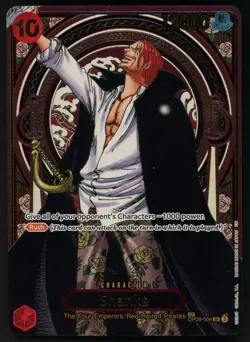 2025 One Piece OP09-004 SP Shanks Gold Foil Carrying On His Will OP13 - Image 1