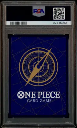 2023 One Piece OP05 EN 1st Anniversary Signature #012 Monkey D. Luffy PSA 10 - Image 3