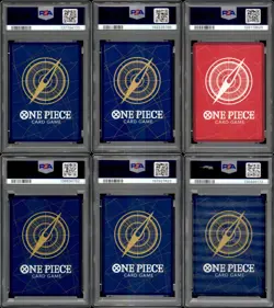 ONE PIECE OP13 GOD PACK JPN FIVE ELDERS IMU PSA 10 SPECIAL RED PARALLEL SET - Image 2