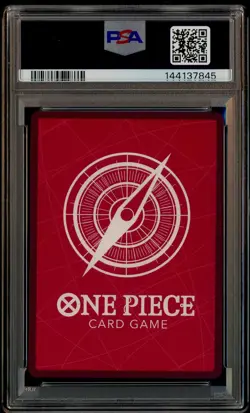 2022 One Piece ST01 EN Super Pre-Release #001 Monkey D. Luffy Red Manga PSA 10 - Image 3