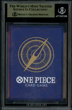 2024 One Piece The Best Premium Booster #OP01016 Nami Manga Art R BGS 10 - Image 3