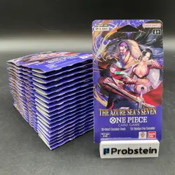 Lot of (20) One Piece TCG OP-14 The Azure Sea's Seven Sleeved Booster Packs NEW - Image 1