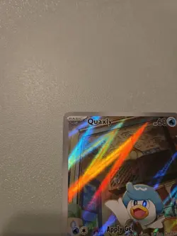 Pokemon TCG Quaxly Scarlet & Violet Paldea Evolved Holo Card 206/193 - Image 2