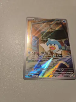Pokemon TCG Quaxly Scarlet & Violet Paldea Evolved Holo Card 206/193 - Image 3
