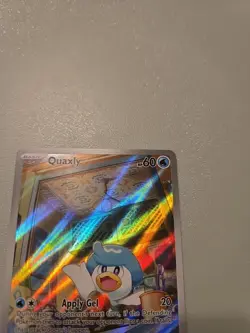Pokemon TCG Quaxly Scarlet & Violet Paldea Evolved Holo Card 206/193 - Image 5