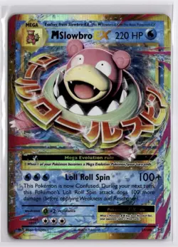 Pokemon M Slowbro EX Evolutions Ultra Rare Holo 27/108 220 HP TCG Card English - Image 1