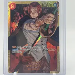 Shanks SEC OP01-120 - One Piece TCG Japanese Card Near-Mint Secret Rare - Image 1