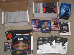 Star Wars unlimited Card collection. Starter decks, playmat, Damage Pad + - Image 1
