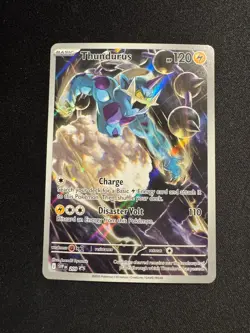Pokemon TCG Thundurus 209 Pokemon Sv: Scarlet & Violet Promo Card Holo - Image 1