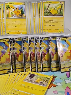 Pokemon TCG Bulk Card Lot Of 8 (NEAR MINT) Pikachu - Image 4