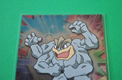 Pokemon Topps Holo #68 Machamp TV Animation Edition Blue Logo Card - Image 2