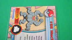 Pokemon Topps Holo #68 Machamp TV Animation Edition Blue Logo Card - Image 5